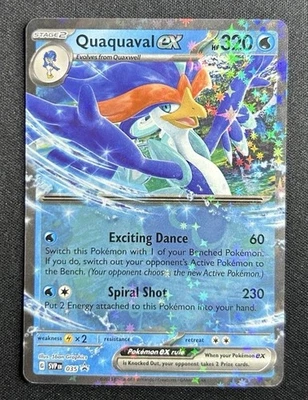 Pokemon TCG Quaquaval ex 035 Sv: Scarlet & Violet Promo Cards Holo - Image 1 of 2
