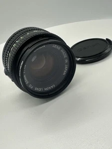 Canon FD 50mm 1:1.8 S.C. de colección Lente hecha en Japón con flash 166A - Imagen 1 de 10