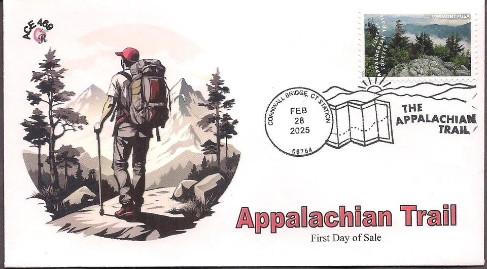 Appalachian Trail- FDC- Unofficial City- Cornwall Bridge, CT- ACE469 - Image 1 of 1