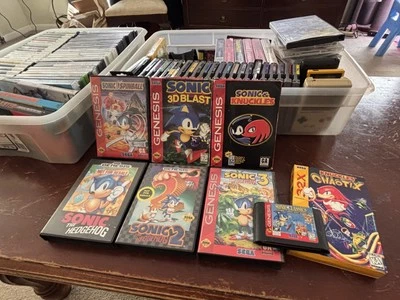Sega Genesis Sonic Bundle (All Games) Including Knuckles Chaotix 32x  - Image 1 of 4