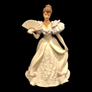 Gorgeous Vintage LENOX BEAUTY OF THE BALL 6 1/2" Ivory Porcelain Figurine - Picture 1 of 9
