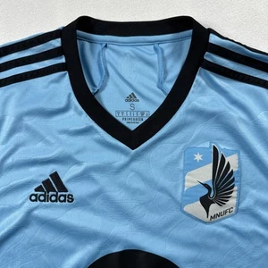 Minnesota United FC adidas Light Blue 2021 The River Kit Replica Jersey Size S - Picture 1 of 9