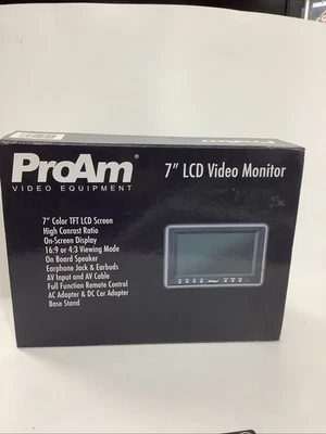 ProAm USA 7 Inch Iris SD On-Camera LCD Monitor Kit with RCA AV Inputs 9501 - Image 1 of 4