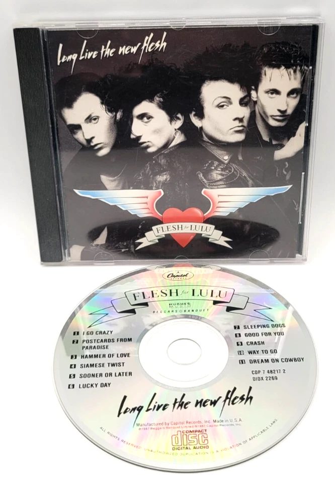 Flesh for Lulu: Long Live the New Flesh CD with 11 TRACKS Foto 1 de 2