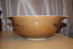 PYREX Vintage Early American (Heritage) 4 Quart Mixing Nesting Bowl 444 USA - Picture 1 of 10