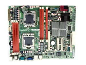 ASUS Z8NA-D6C Dual Socket 1366 Motherboard Intel 5500 ICH10R DDR3 ATX - Bild 1 von 4