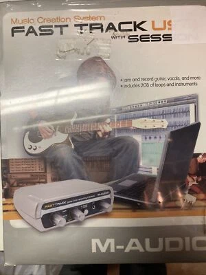 M-Audio Fast Track USB Digital Audio Interface: Record Guitar And Vocals - Image 1 of 4