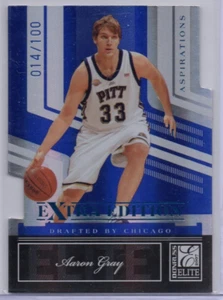 Donruss Elite Aspirations #57 2007, Aaron Gray RC/100, Pitt Panthers, SP - Imagen 1 de 2