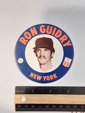 VINTAGE 1978 PAPA GINO'S RON GUIDRY NEW YORK YANKEES COLLECTOR'S SERIES DISC #28