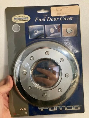 Cubierta de puerta de tanque de combustible cromada Putco 400912 para Suburban, Yukon, Tahoe 00-06 Foto 1 de 2
