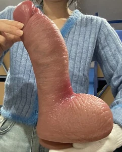 Liquid Silicone Realistic Huge Dildo Thick Penis Dick Sex Toy for Women Big Dong - Picture 1 of 11