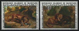 Mauretanien 1973 - Mi-Nr. 452-453 ** - MNH - Gemälde / Paintings - Bild 1 von 1
