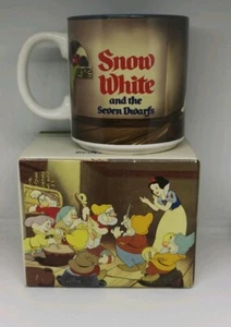Rare Boxed Walt Disney Classic Mug, Snow White and the Seven Dwarfs - Picture 1 of 9