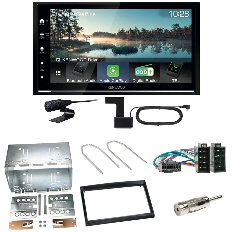 Kenwood DMX7722DABS Android Auto CarPlay Einbauset für Peugeot 307 Citroen C2 C3 - Bild 1 von 1
