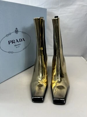Botines Prada Gold Calzature Donna metalizados ombre - talla EU 38 US 8 Foto 1 de 4