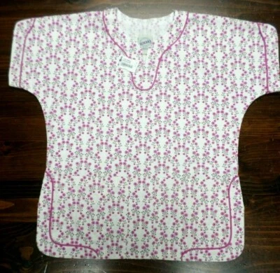 SMART S.C.R.U.B.S. UNIFORM TOP--SMALL--2 POCKET--Small Floral Print - Image 1 of 4