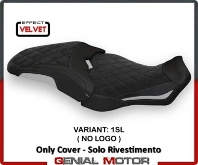 Olympia Velvet Saddle Cover Silver (SL)T.I. HONDA CB 1000 R 2018 > 2021 - Image 1 of 2