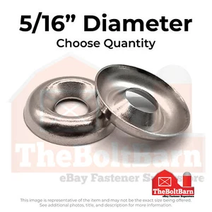 5/16" 18-8 Stainless Steel Countersunk Finishing Washers (Pick Quantity) - Picture 1 of 7