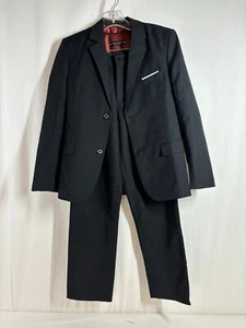 YuanLu 3 Piece Kids Boys' Formal Dress Suit Black - Picture 1 of 8
