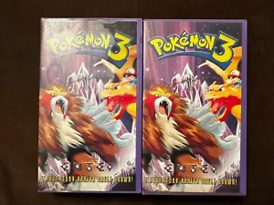 2 Cassette VHS Pokemon 3 Entei Film 2001 - Foto 1 di 2