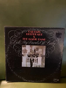 CAPTAIN BEEFHEART Lick My Decals Off Baby LP Vinyl STRAIGHT Records w/insert VG+ - Picture 1 of 4