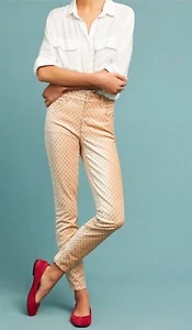 Nuevo con etiquetas en bolso Anthropologie Terciopelo High Rise jeans ajustados talla 26 - envío rápido - Imagen 1 de 4