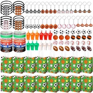 144 Pcs Sport Party Favors, Baseball Basketball Soccer Football Goodie Bag Fi... - Picture 1 of 7