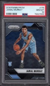 2016-17 Jamal Murray Panini Prizm Basketball Rookie #175 bewertet PSA 10 Edelsteine neuwertig - Bild 1 von 2