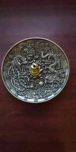 Absolut schöner Räucherstäbchenhalter Tablett - Drachen & Phönix Design + Halter - Bild 1 von 3