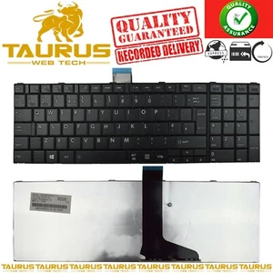 TOSHIBA SATELLITE PRO C850D C855 C870 L850 L855 BLACK FRAME KEYBOARD UK FREE P&P - Picture 1 of 3