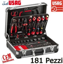 Suitcase USAG 002 Jm Just Assortment 181 Pieces Cassette Door Tools