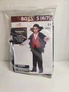 Way To Celebrate Boys’ Vampire Halloween Set. Size 6/7. New With Tags. - Picture 1 of 3