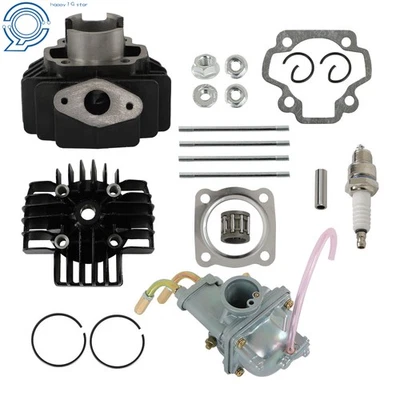 Ajuste para Yamaha PW 50 PW50 Carburador Cilindro Pistón Anillo Junta Extremo Superior 81-09 Foto 1 de 4