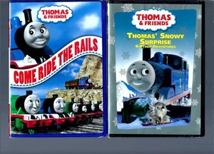 THOMAS & FRIENDS DVD LOT: THOMAS SNOWY SURPRISE & COME RIDE THE RAILS NEW SEALED - Foto 1 di 1