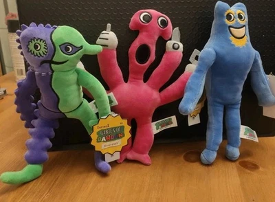 All 3 Garten of Banban Collectible Plush Series 2 Flumbo,Syringeon,Bittergiggle - Image 1 of 4