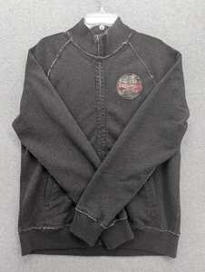 Triumph Lucky Brand Jacke Herren Large grau Full Zip Sweatshirt Motorrad Moto - Bild 1 von 11
