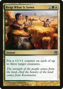 4x Reap What Is Sown - BNG (Born of the Gods) #154 MTG Playset - Picture 1 of 1