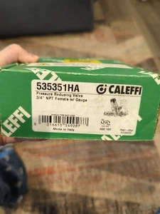 Caleffi 535351HA PresCal™ 3/4" Pressure Reducing Valve, w/ Gauge, Pre-Adjustable - Picture 1 of 2