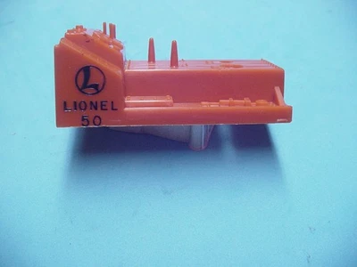 Lionel No.50-70 Gang Car Dark Orange Plastic Cover with Logo - Image 1 of 4