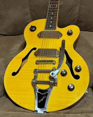 Gibson Epiphone WildKat Bigsby полу полый P90 стимпанк сетцер рокабилли - Изображение 1 из 4