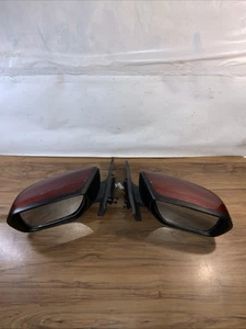 Passenger Side & Driver Side View Mirror Power MAROON Fits 07-2010 MAZDA 5(PAIR) - Picture 1 of 11