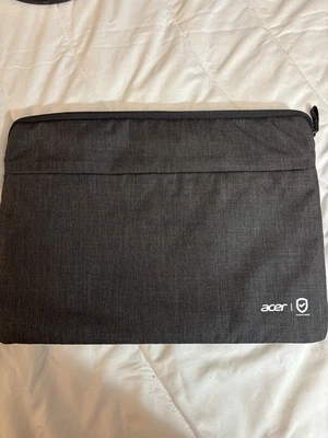 Funda para portátil ACER color gris acolchada con cremallera bolsa de transporte 15" simple elegante Foto 1 de 4