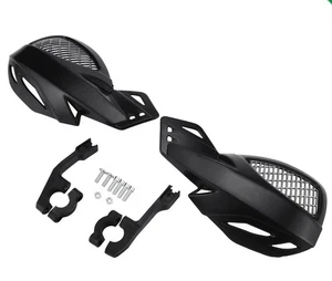 PARAMANI MOTO CROSS ENDURO MOTARD SCOOTER UNIVERSALI Nero Grigio MANUBRIO 22 mm - Foto 1 di 5