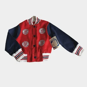 Vintage 60er 70er Jungen Kleinkind Little Slugger Baseball Herbst Jacke Made in USA Größe 3T - Bild 1 von 8