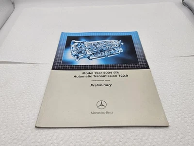 Mercedes-Benz 722.9 2004 transmisión 7G-Tronic introducción manual de servicio preliminar Foto 1 de 4
