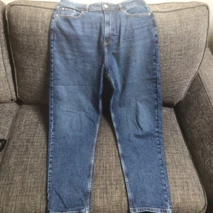 F&F Damen Denim Jeans Zip Fly Blau UK14 - Bild 1 von 7