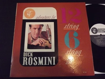DICK ROSMINI - ADVENTURES FOR 12 STRINGS...LP RARE 1964 US ELEKTRA MONO PROMO - Image 1 of 4