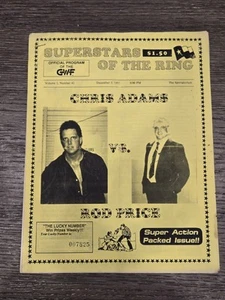 Vintage Rare 1992 GWF Global Wrestling Federation Program Dallas Sportatorium - Picture 1 of 8