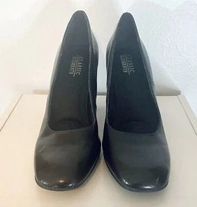 ZAPATO MUJER CLASSIC ELEMENTS NEGRO GRUESO BLOQUE 3-1/2 TACÓN ALTO - Imagen 1 de 9