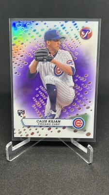 2023 Topps Pristine Caleb Kilian Purple 59/99 Chicago Cubs RC #140 - Image 1 of 2
